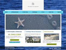 Tablet Screenshot of hotelnautico.com.br